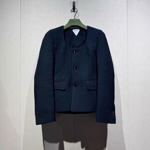 🚩steal authentic Bottega Veneta Dark Blue Blazer